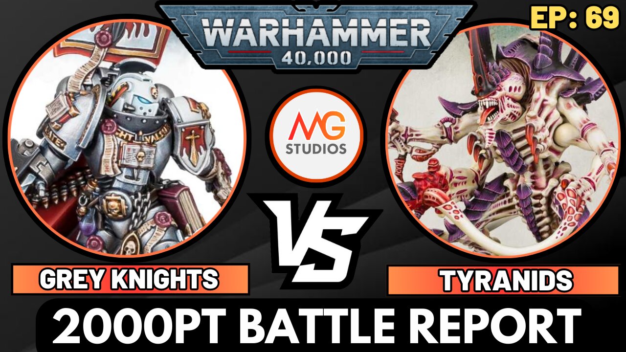 Tyranids vs Grey Knights 2000pt | Warhammer 40k Battle Report
