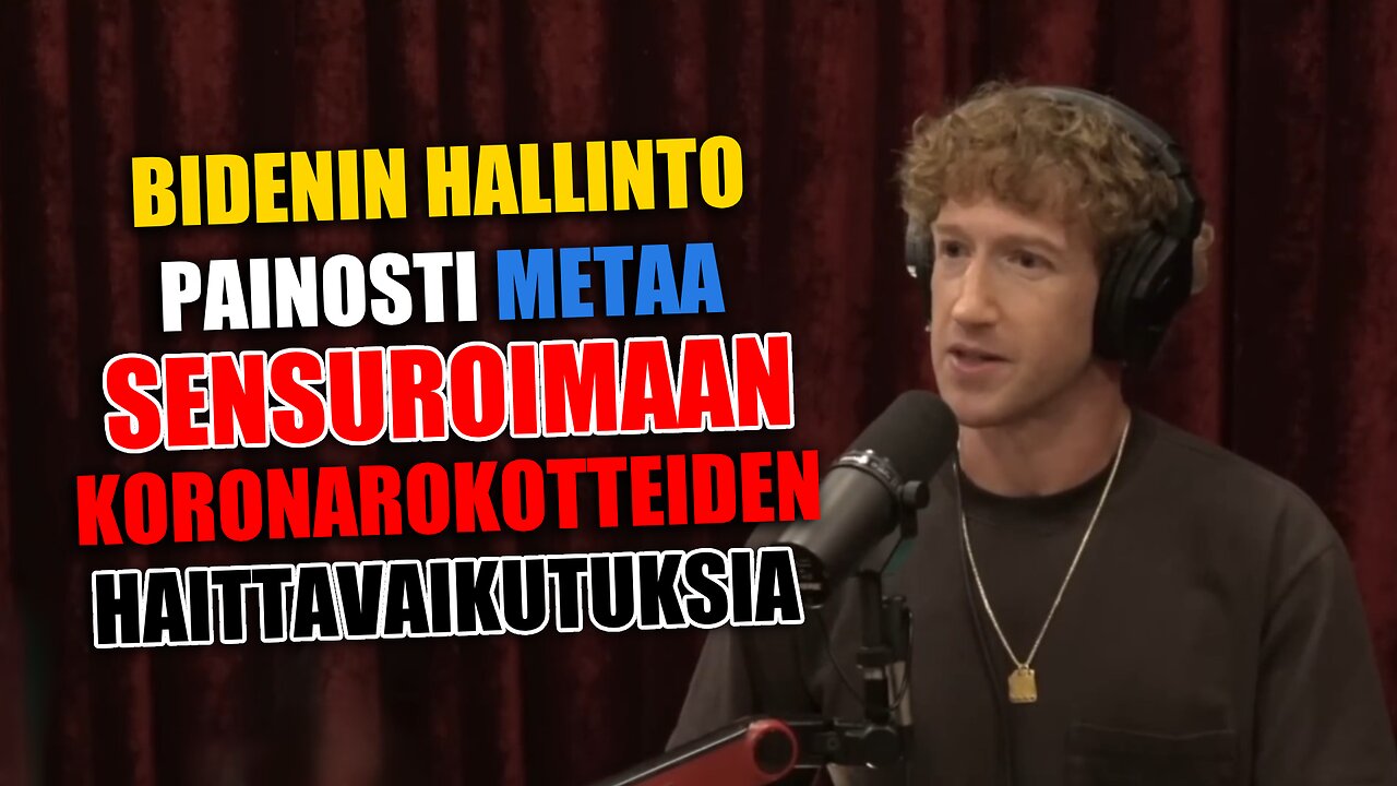 Bidenin hallinto painosti Metaa sensuroimaan koronarokotteiden haittavaikutuksia