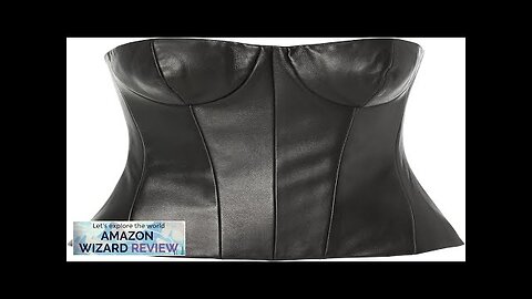 Sergio Hudson Leather Bustier Review