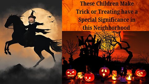 Neighborhood kids give trick or treating a very special meaning!