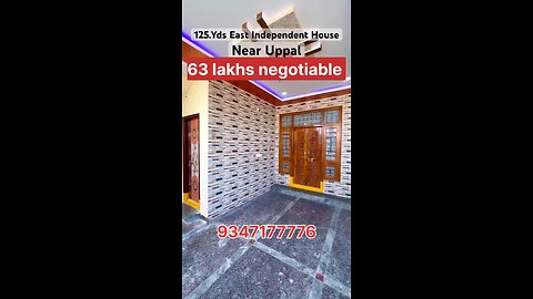 new independent house for sale only 63 lacs