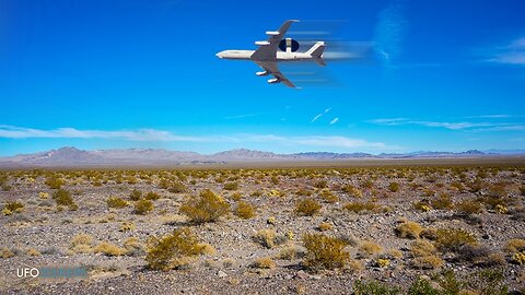 CAUGHT TODAY: E-3B Sentry at the Nuclear Test Site (Nevada National Security Site) SNTRY08