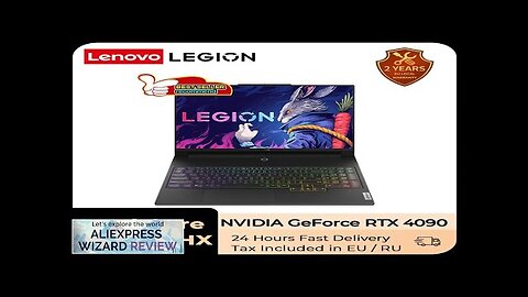 Lenovo Legion Y9000K 2023 Esports Laptop i9-13980HX RTX 4090 64G RAM 2T Review