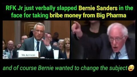 💥BOOM!! Bobby Kennedy Calls Out Bernie Sanders for Receiving MONEY from Big Pharma