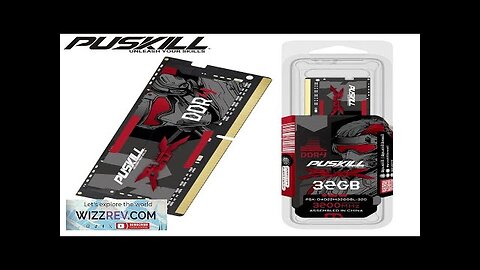 PUSKILL Killblade Memória Notebook Ddr4 32gb 16gb 8gb 1.2V 3200mhz 2666mhz 260-PIN Review