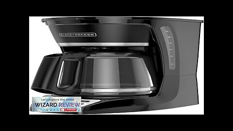 BLACK+DECKER 12-Cup* Programmable Coffeemaker Black CM1070B-3 Review