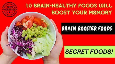 10 Brain Healthy Foods Will Boost Your Memory | Brain Booster Foods | Health Tips |