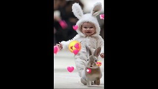 🦢Baby Animal Fashion Show#cutebaby #babyfasion #babyanimals #aifashion #shorts #shortvideo