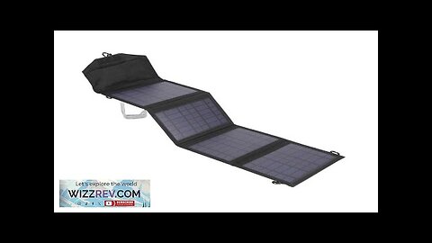 14W 5V Foldable Solar Panel Charger Dual USB Portable Solar Charging Bag Review