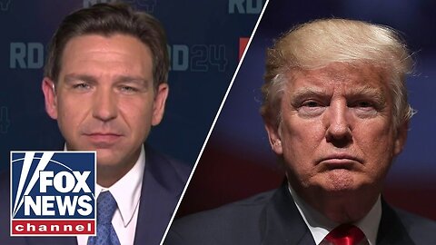 DeSantis BLASTS media for fire coverage: 'They're trying to pin this on Trump'