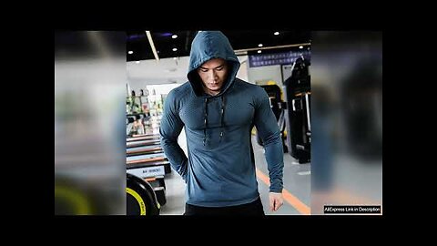 Mens Fitness Tracksuit Running Sport Hoodie Gym Joggers Hooded Outdoor Workout Shirts Review