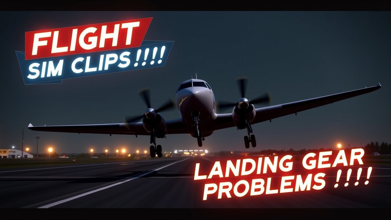 Emergency Landing With Gear Troubles!!!