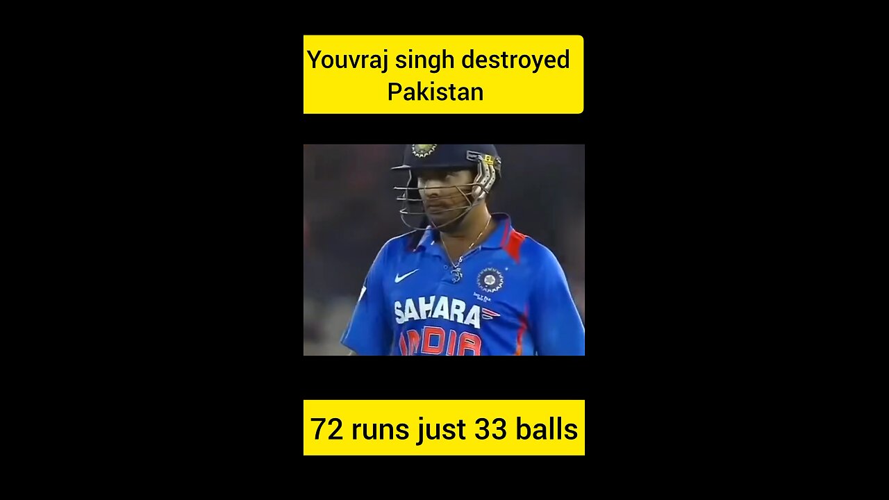 A Fantastic Performance Of Youvraj Singh Against Pakistan