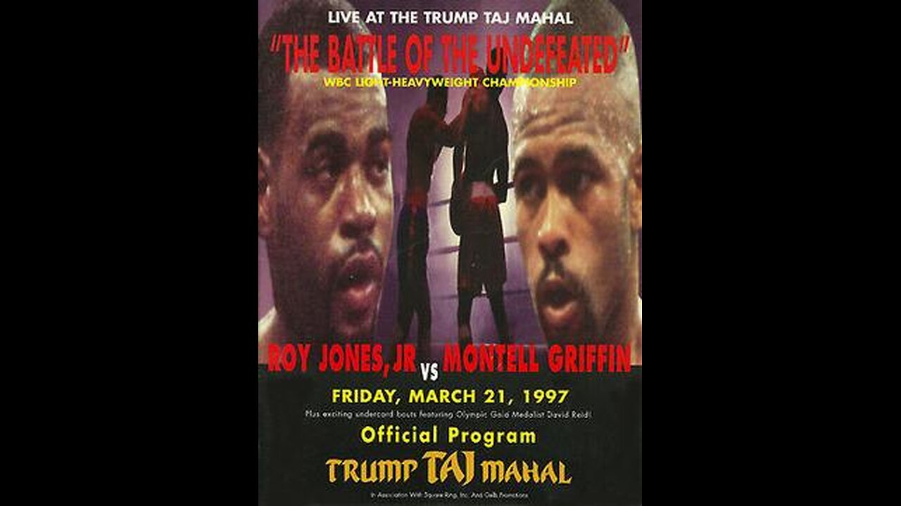 Roy Jones vs Montell Griffin I - Mar 22 1997 - Atlantic City, NJ