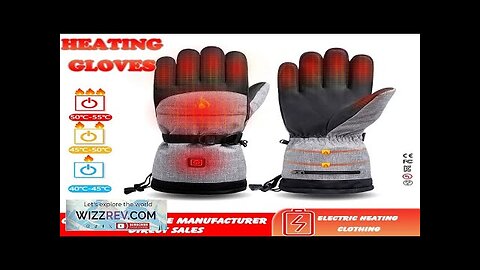 Battery Powered Fast Intelligent Heating Warm Gloves Touch Screen Waterproof Snow Motorcycle Review