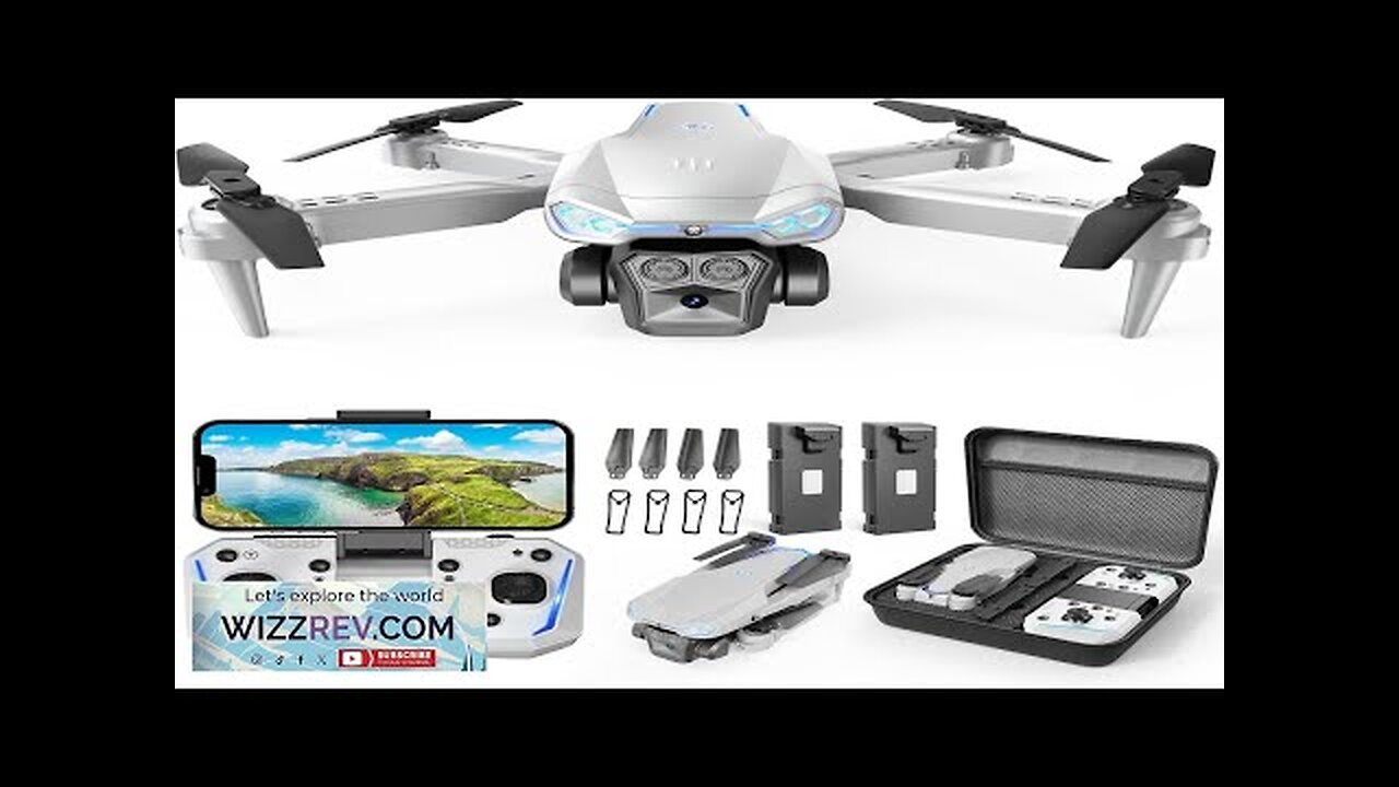 Drone with Camera 1080P HD FPV Foldable Drone for Adults Kids One-Key Review