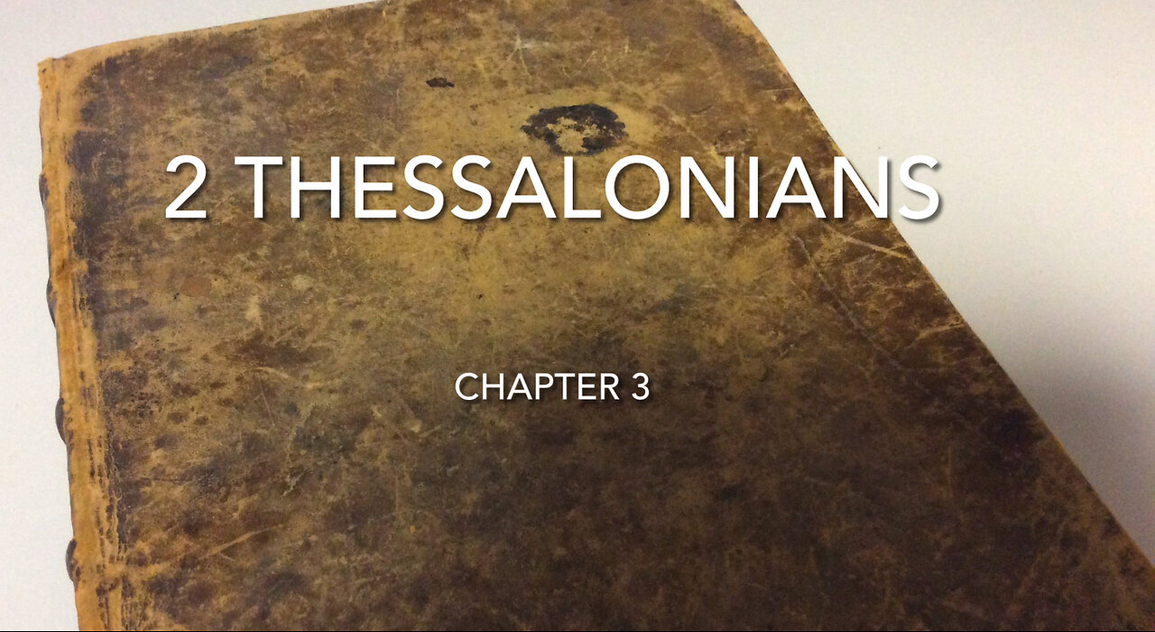 2 Thessalonians (Chapter 3) Benediction