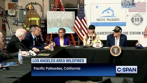 'Smackdown Alert'! Trump LEVELED L.A. Mayor Bass (And Others) In Meeting After Touring L.A. Fires