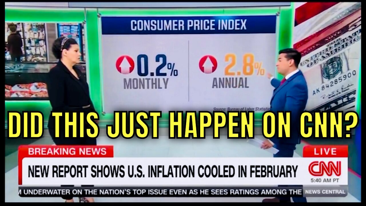 WOW! CNN Forced to Report Today on GOOD ECONOMIC NEWS!