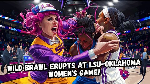 WILD BRAWL ERUPTS at LSU-Oklahoma Women's Game!