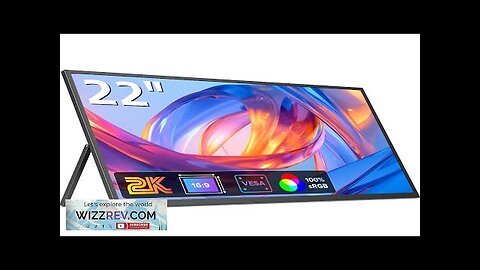 EVICIV UMax 22" Portable Monitor 1440P Computer Display with VESA & 180° Review