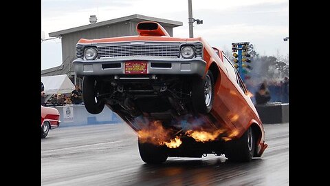 Cool Muscle & Drag Cars Pulling Wheelies And Some Crashes With Fuel by Metallica