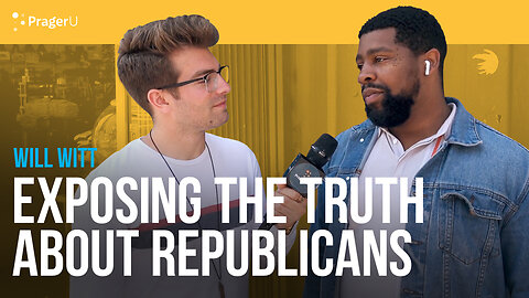 Exposing the Truth About Republicans | Man On The Street | PragerU