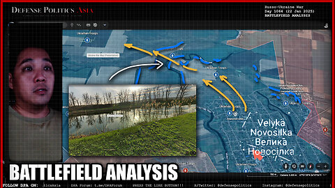 [ Battlefield Analysis - Velyka Novosilka ] Encirclement with one, very difficult way out.