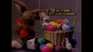 March 30, 1986 - WTHR Promo for 'Wheel/Jeopardy' & Easter Bumper