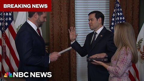 BREAKING: Marco Rubio sworn-in as secretary of state