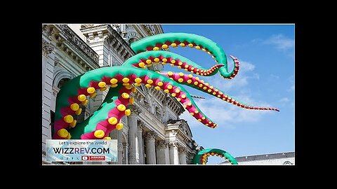 4 Packs 12FT Giant Halloween Inflatable Octopus Tentacle Outdoor Inflatable Halloween Review