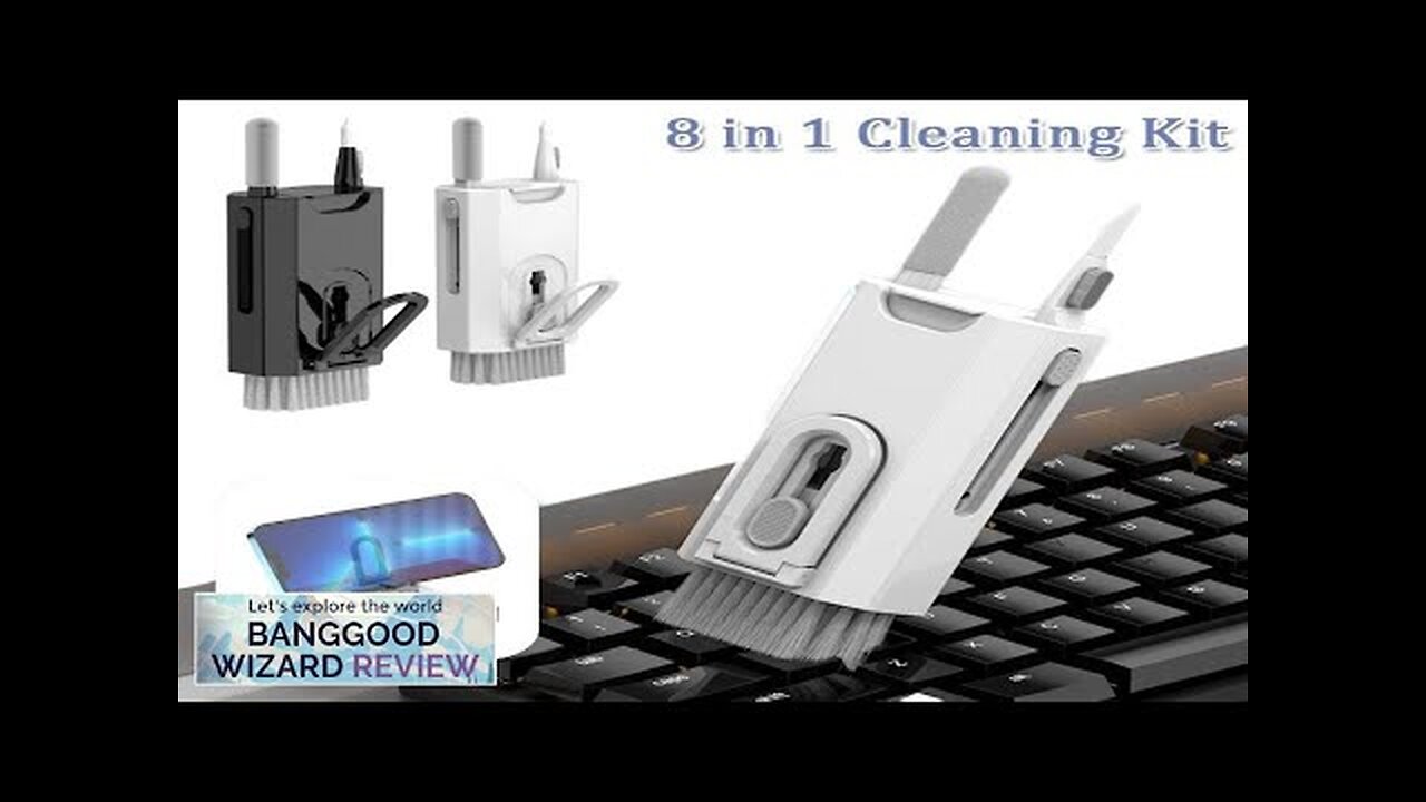 8 IN 1 Multifunctional Cleaner Brush Kit PC Computer Keyboard Dust Removal Review