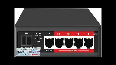 STEAMEMO 5 Port Gigabit Ethernet Unmanaged PoE Switch 4 Gigabit PoE+ @52W Review