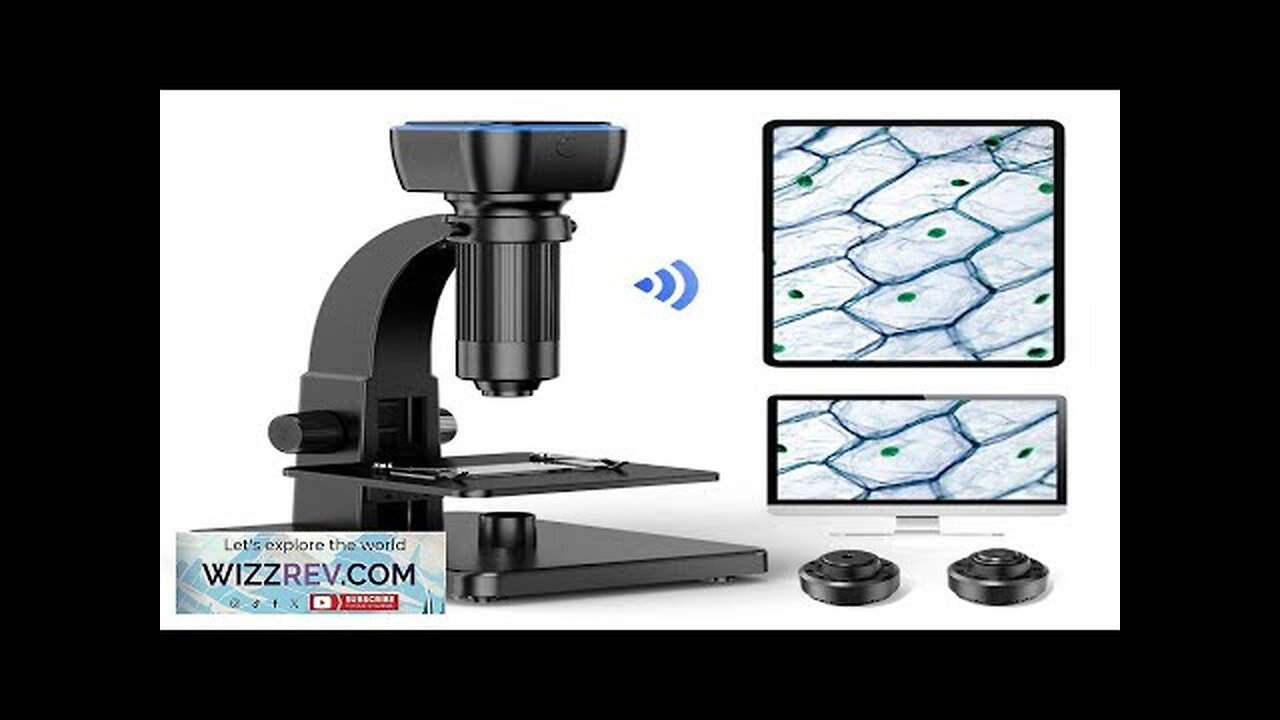 INSKAM 315W HD 2000X WIFI Digital Microscope Dual Lens USB Microbiological Observation Review