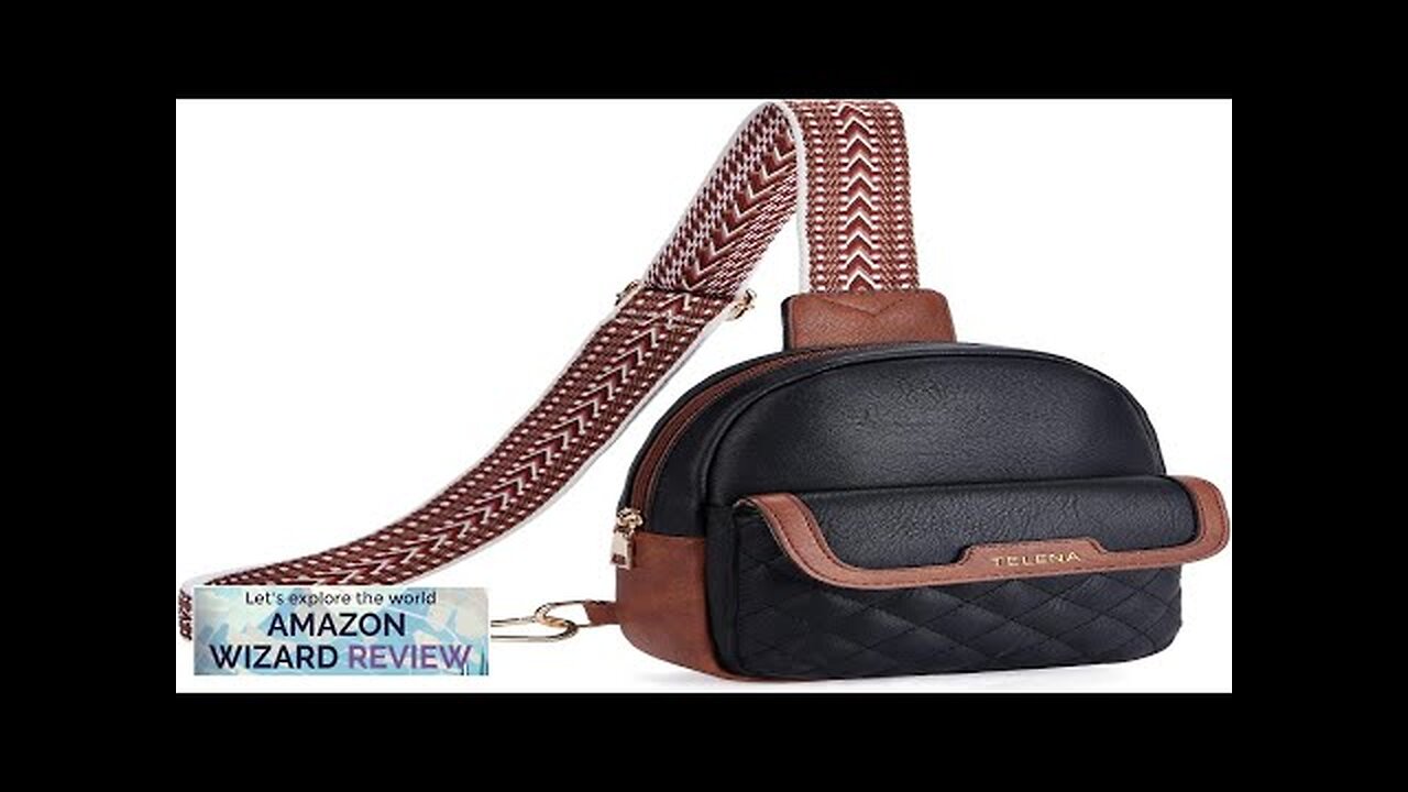 Telena Sling Bag for Women Vegan Leather Fanny Pack Crossbody Bags Chest Review