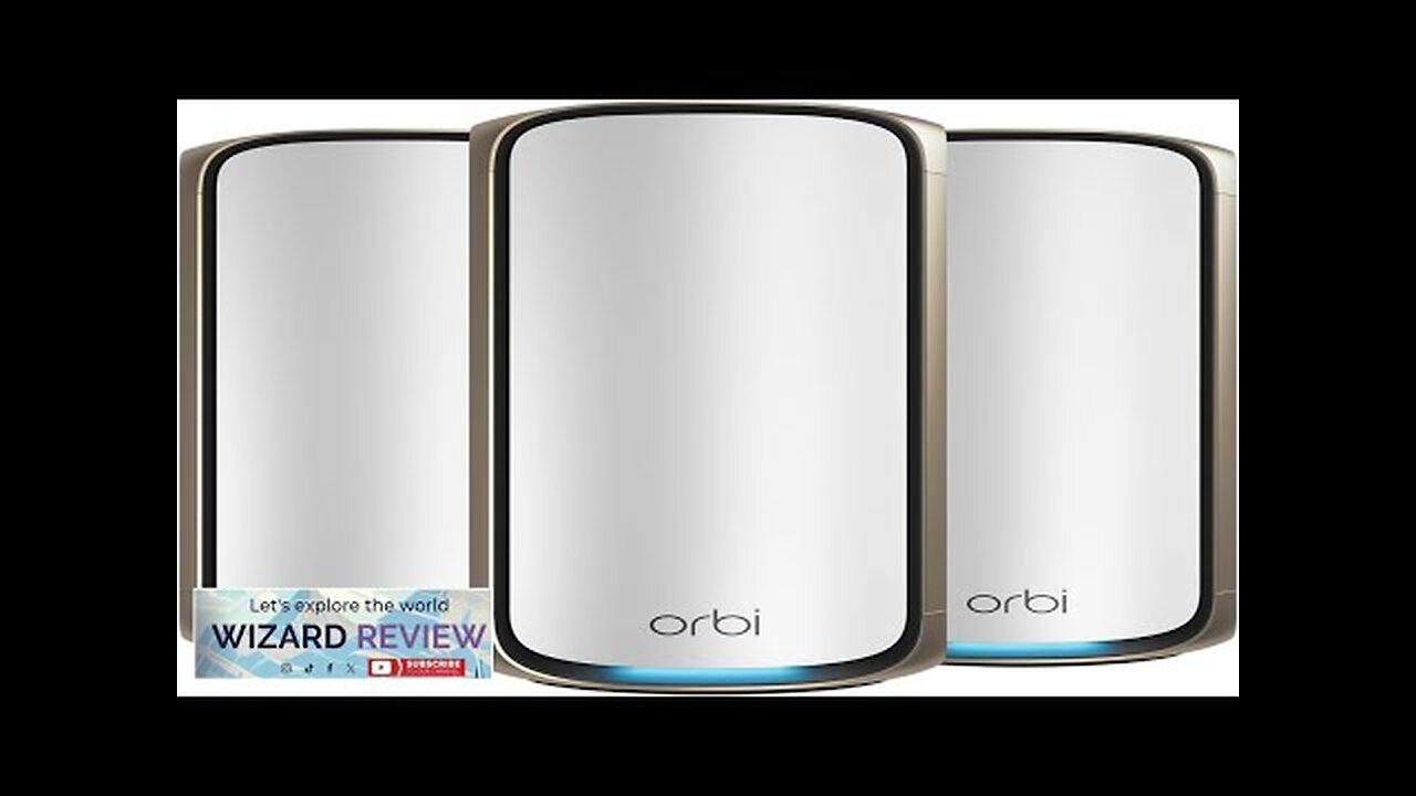 NETGEAR Orbi 970 Series Quad-Band WiFi 7 Mesh Network System (RBE973S) Router Review