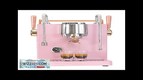 Semi-automatic Coffee Machines Commercial Double Pump 3 Boiler 3-hole Steam Type Pre-soak Review