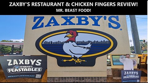 🍗ZAXBYS RESTAURANT & CHICKEN FINGERS REVIEW! MR BEAST FEASTABLES! FOOD MENU WITH A VARIETY!