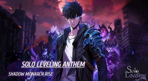 SHADOW MONARCH RISE | SOLO LEVELING ANTHEM | LYRIC VIDEO JAZZY MUSICS||