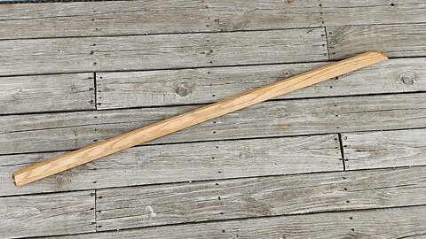 Finished Musashi Boat Oar Bokken