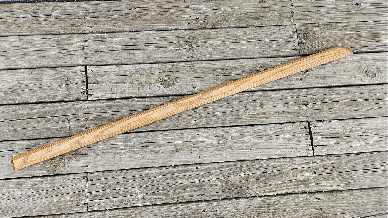Finished Musashi Boat Oar Bokken