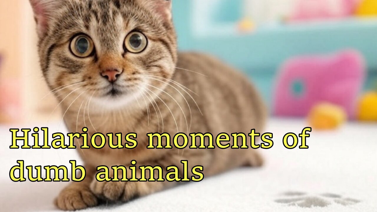 Hilarious moments of dumb animals😂