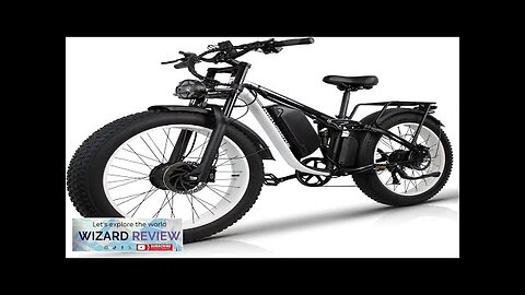 3000W Peak Electric Bike for Adults 2000W 26”Fat Tire E-Bike Dual Motor Review