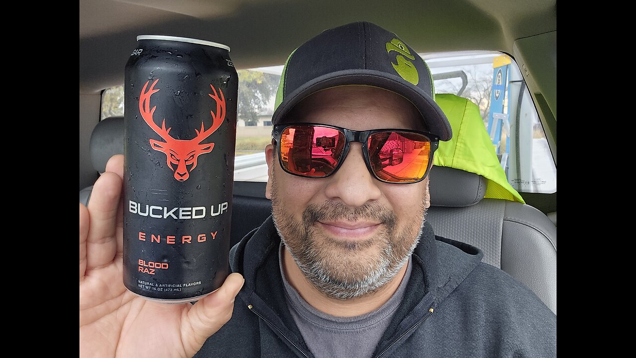 Bucked Up Blood Raz Energy Drink Review