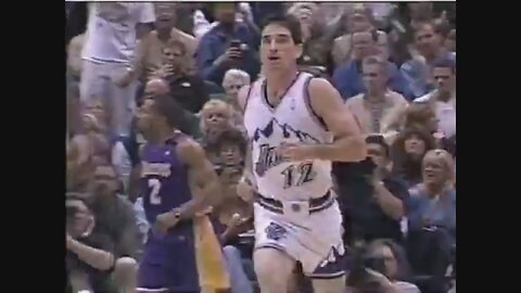 John Stockton 15 Points 8 Ast Vs. Lakers, 1999-2000.
