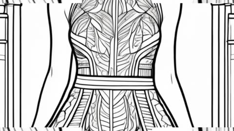 Wedding Dress Fashion-Coloring Book for Adults