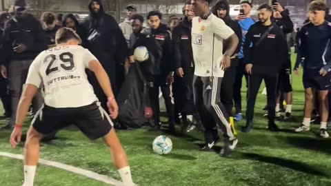 One guy tried to distract him by shooting “Messi”