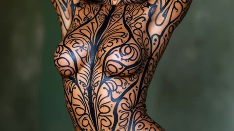 Body Paint Reveal Skin as a Canvas for Beauty and Expression