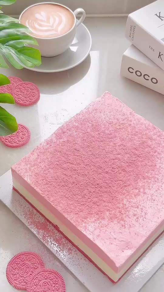 Pinky no bake cheesecake