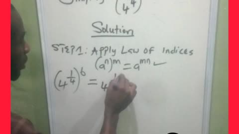 This video will teach students how to simplify indices